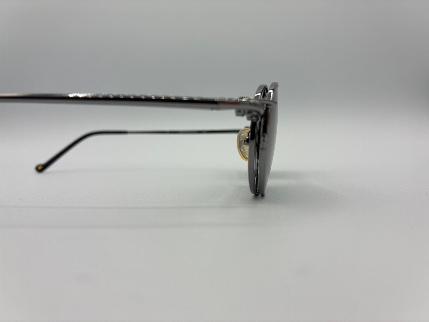 Designer glasses with proscription frame and clip on sunglasses