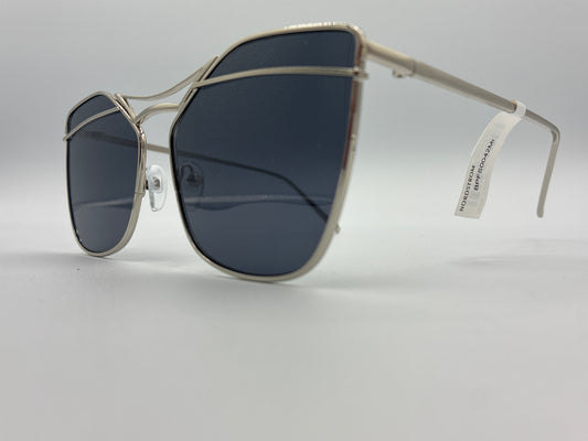 Nordstrom Women’s Silver and Blue Sunglasses