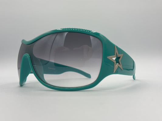 Turquoise Panama jack large sunglasses