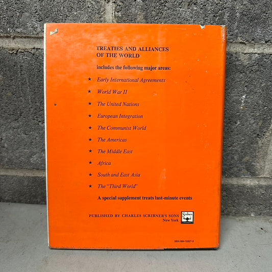 Treaties and Alliances of the World - An International Survey Cover Treaties in Force and Communities of States - Hardcover