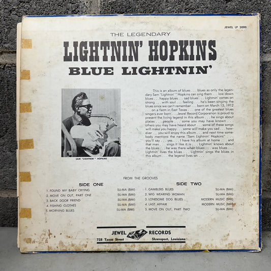 Lightnin’ Hopkins – Blue Lightnin’