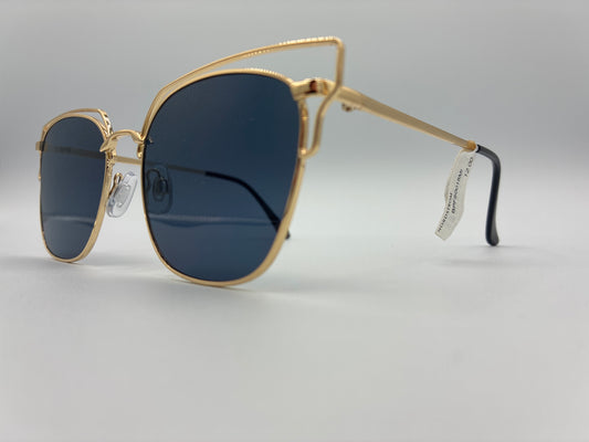 Nordstrom Women’s Gold and Navy Sunglasses