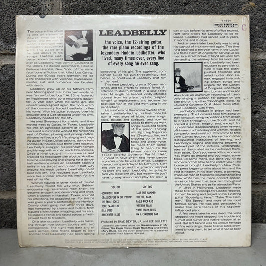 Leadbelly – Guitar – His Voice – His Piano