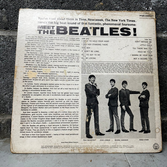 The Beatles – Meet the Beatles! (Mono, Early 1960s Capitol Rainbow Repress – T-2047, “F” Cut)