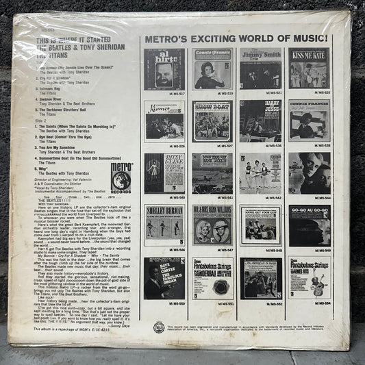 The Beatles & Tony Sheridan – This Is Where It Started