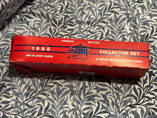1988 Score Baseball Factory Set – Premier Edition (Complete 716-Card Set)