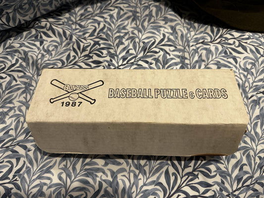 1987 Donruss Baseball Factory Sealed Complete Set – 660 Cards + Puzzle – Brand New