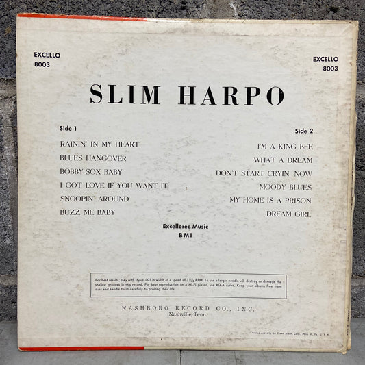 Slim Harpo – Sings "Raining In My Heart..."