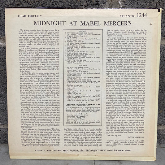 Mabel Mercer - Midnight at Mabel Mercer's