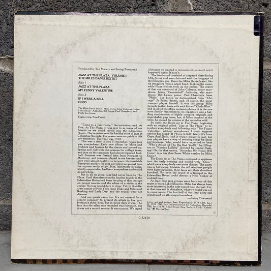 The Miles Davis Sextet – Jazz At The Plaza Vol. 1