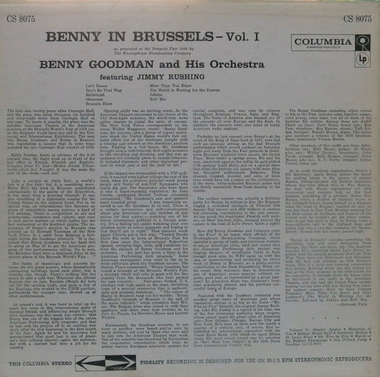 In Brussels - Benny Goodman