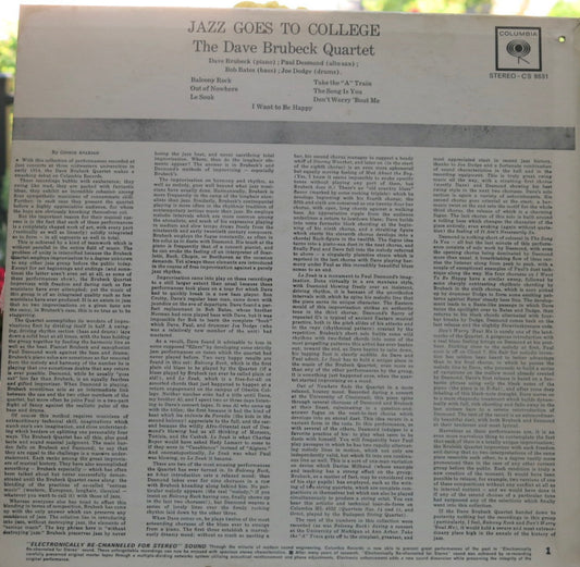 Jazz Goes to College - Dave Brubeck