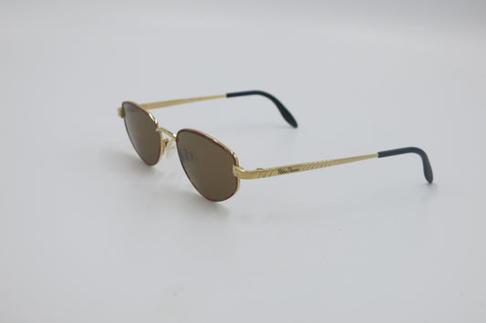 Paloma Picasso 8418 Gold & Red Vintage Sunglasses – New Old Stock