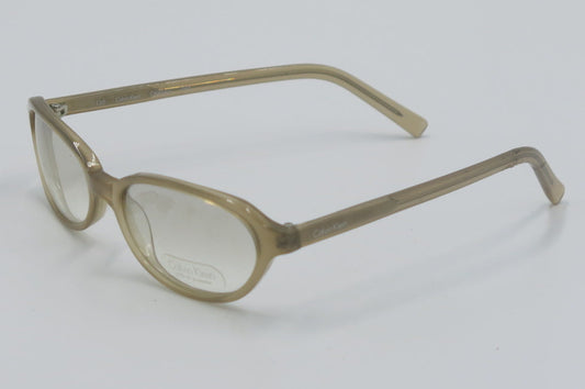 Pair of eyeglasses on a light gray background