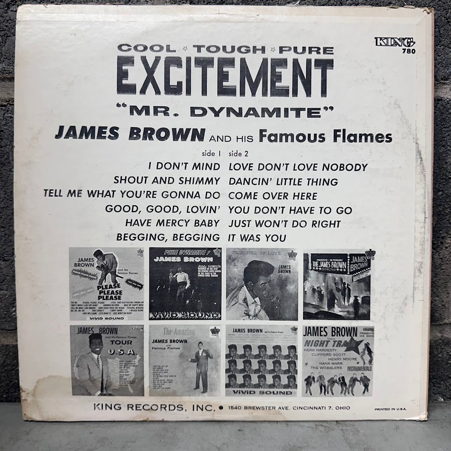 James Brown and His Famous Flames – Cool, Tough, Pure Excitement “Mr. Dynamite”