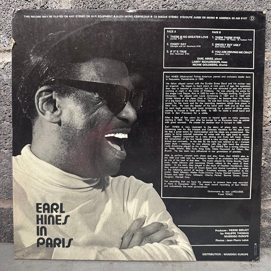 Earl Hines – In Paris