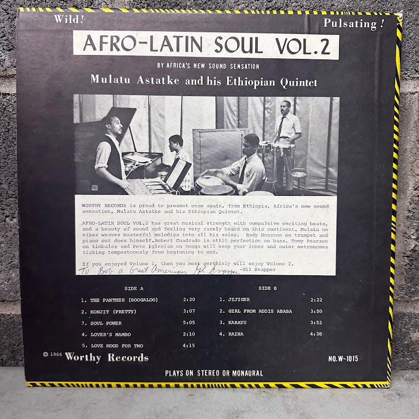 Mulatu Astatke & His Ethiopian Quintet – Afro-Latin Soul Vol. 2