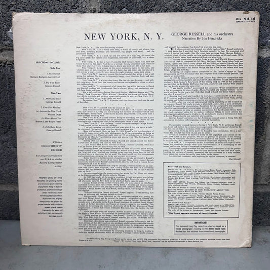 George Russell - New York, N.Y.