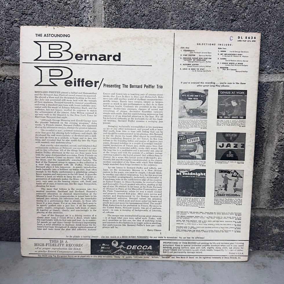 Bernard Peiffer - The Astounding Bernard Peiffer