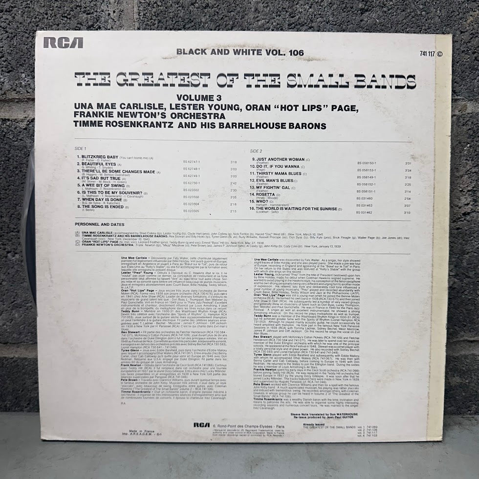 Various Artists - The Greatest of the Small Bands, Vol. 3
