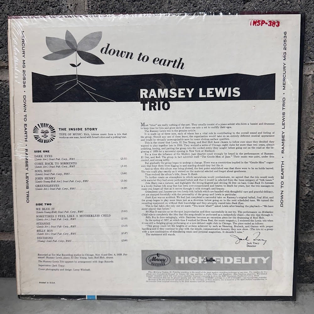 Ramsey Lewis Trio – Down to Earth