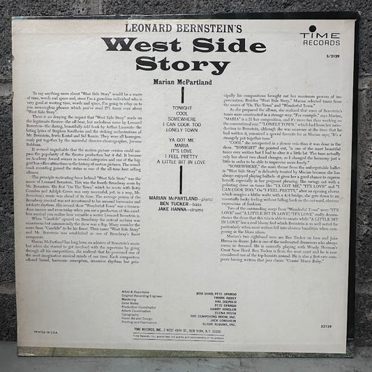 Marian McPartland – Leonard Bernstein’s West Side Story