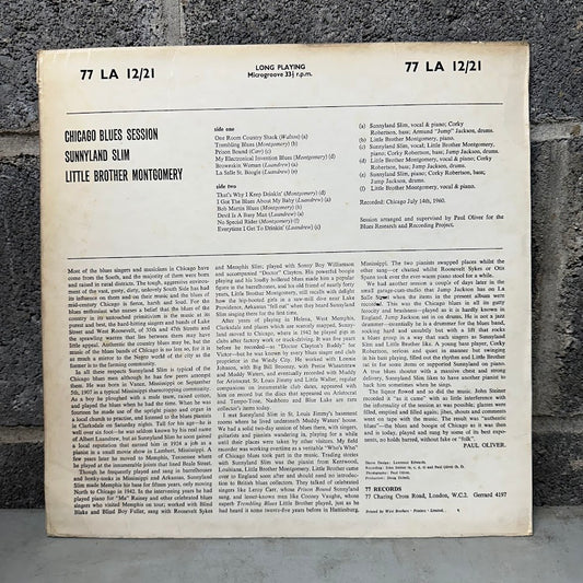 Sunnyland Slim and Little Brother Montgomery- Chicago Blues Session