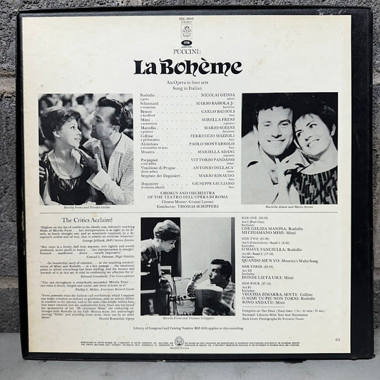Puccini – La Bohème – Mirella Freni, Nicolai Gedda
