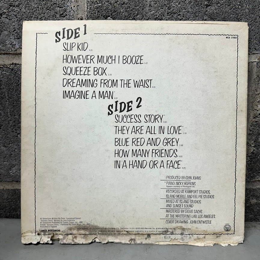 The Who – The Who by Numbers