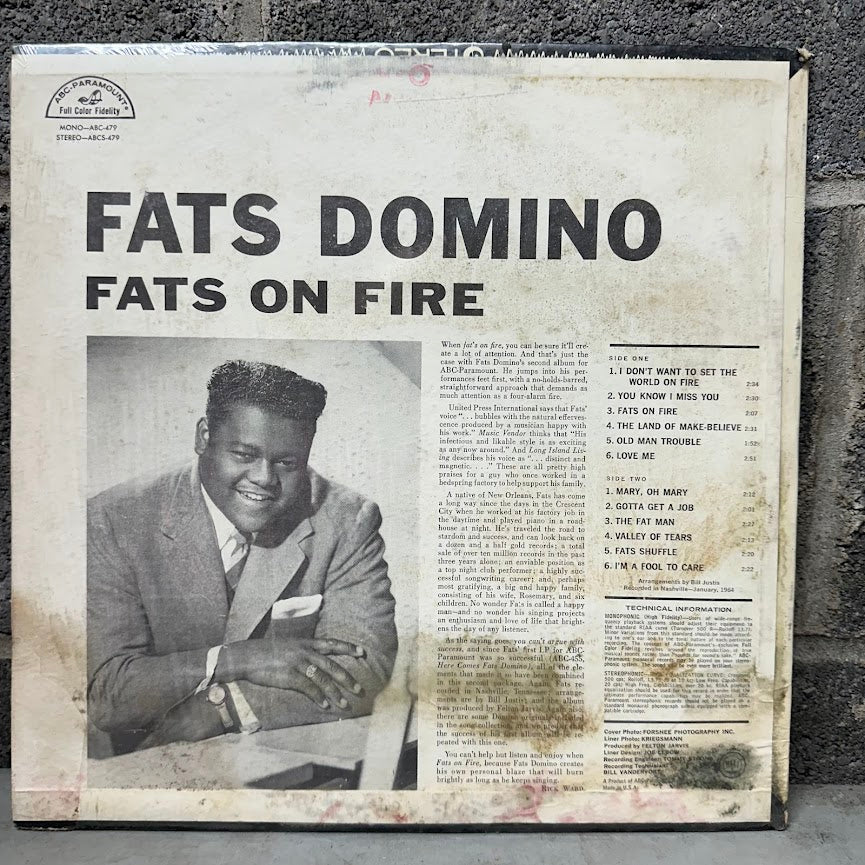 Fats Domino – Fats On Fire