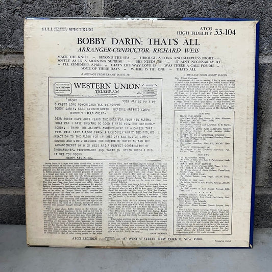 Bobby Darin – That’s All