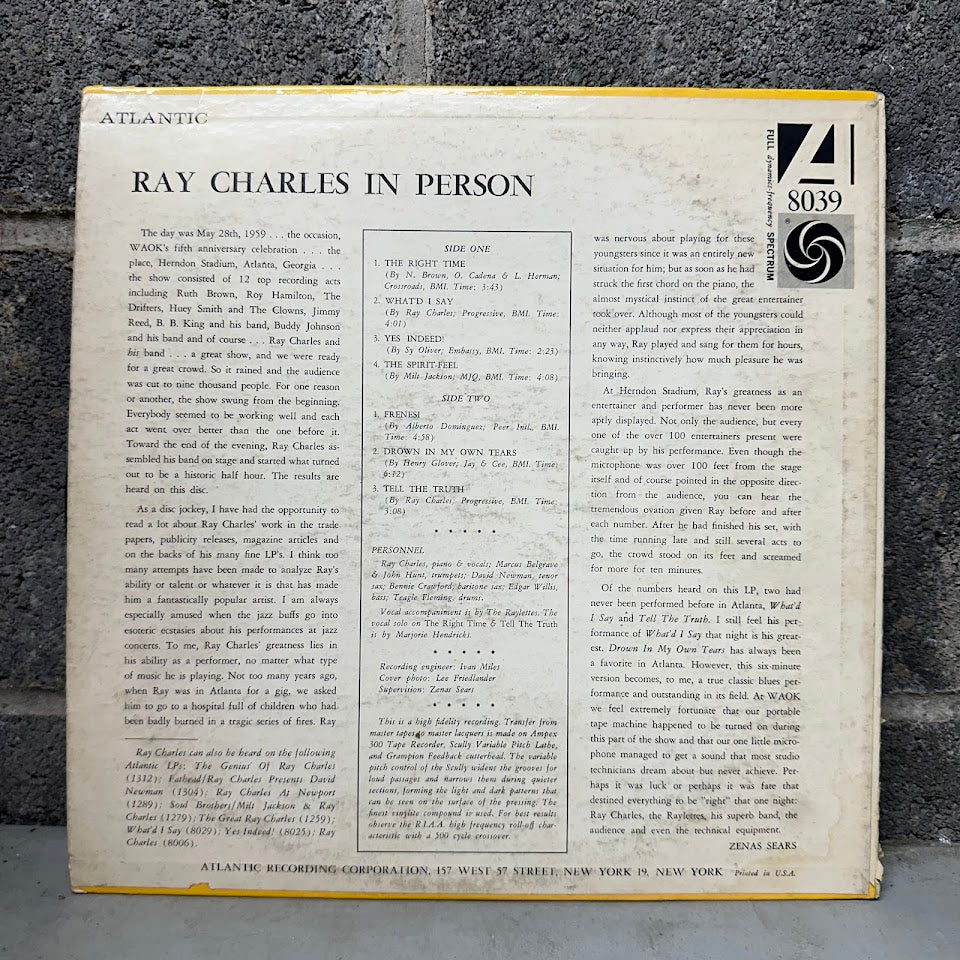 Ray Charles – In Person