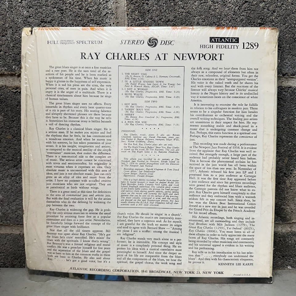 Ray Charles – At Newport