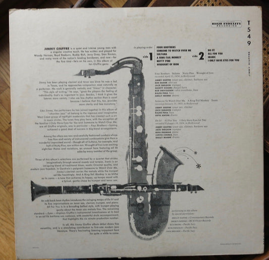 Jimmy Giuffre- Jimmy Giuffre - Capital Records