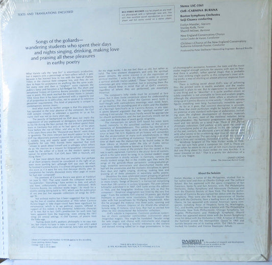 Carl Orff - Carmina Burana - RCA Red Seal