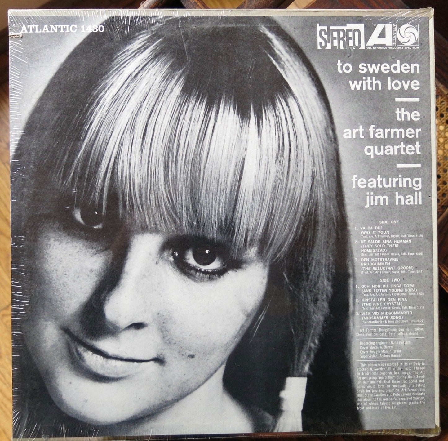 The Art Farmer Quartet - To Sweden With Love Featuring Jim Hall - Atlantic