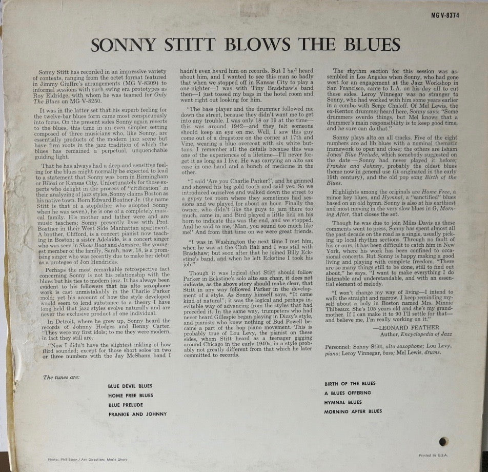 Sonny Stitt - Blows The Blues
