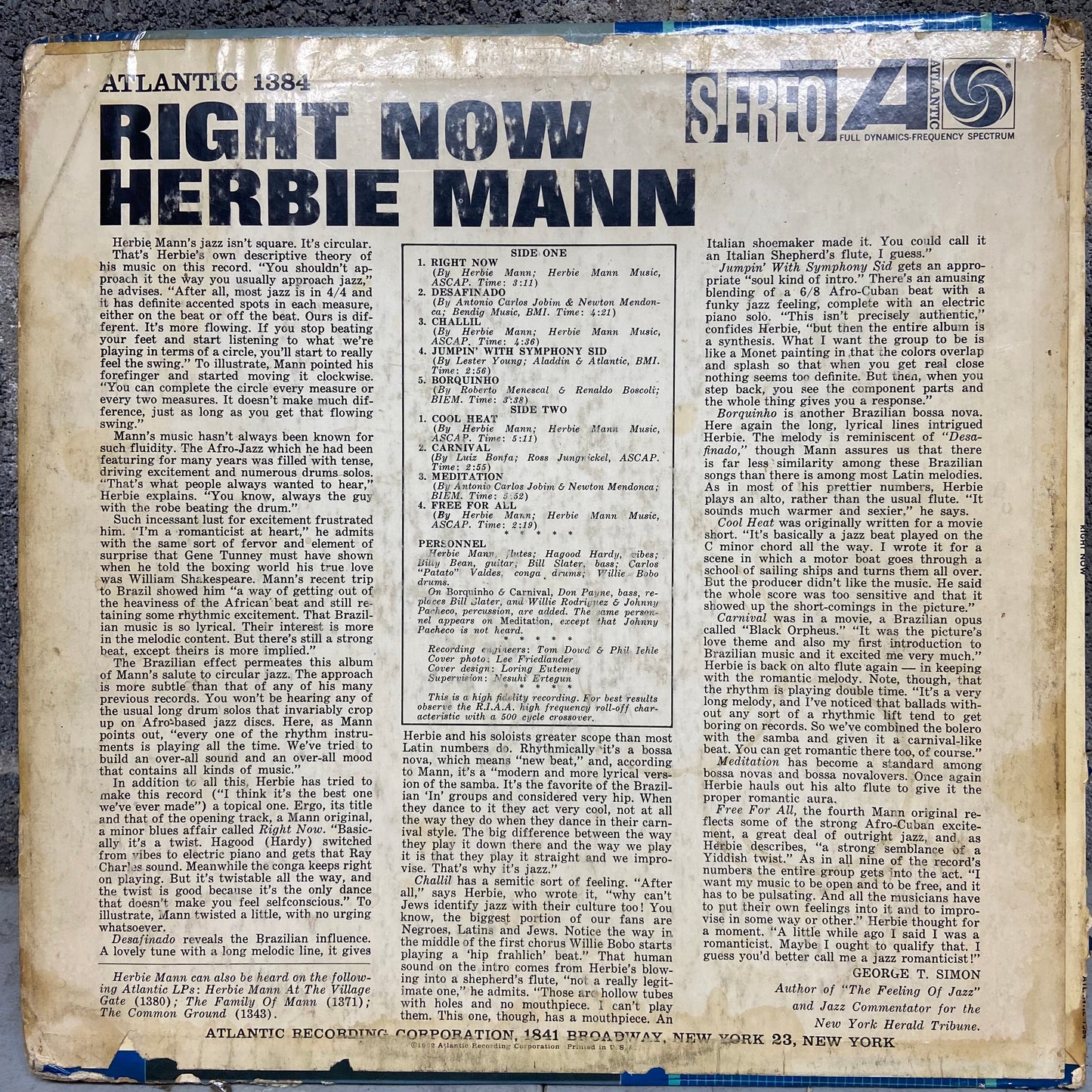 Herbie Mann – Right Now