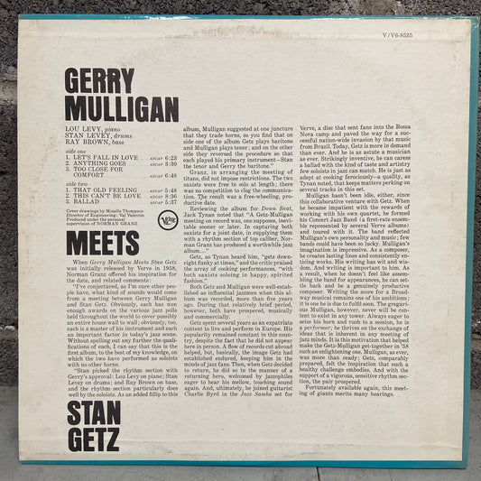 Gerry Mulligan Meets Stan Getz