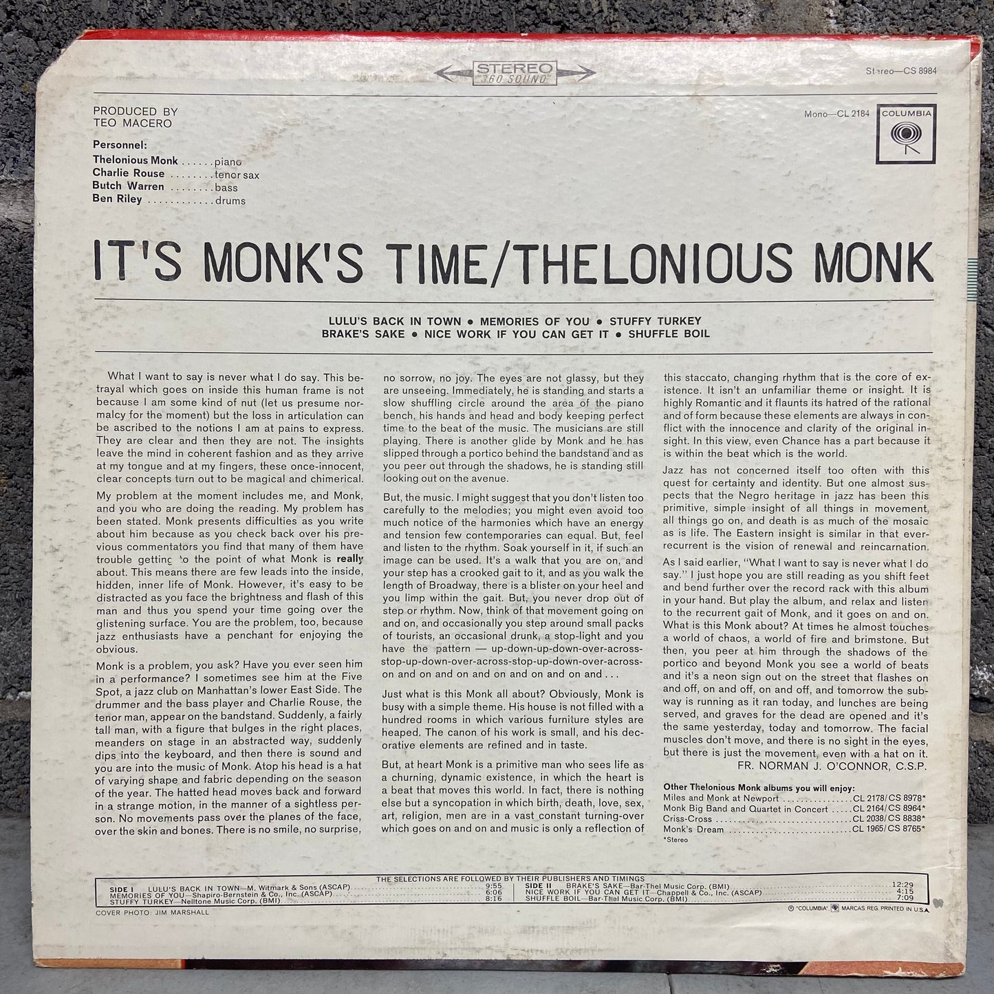 Thelonious Monk - It's Monk's Time