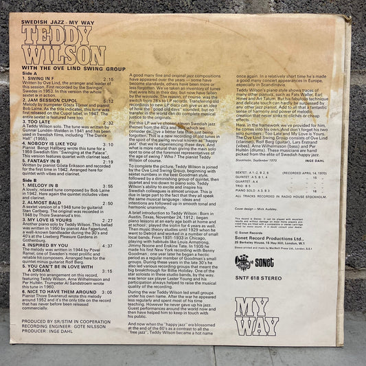 Teddy Wilson & The Ove Lind Swing Group – Swedish Jazz My Way