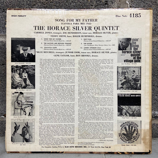 Horace Silver Quintet – Song For My Father