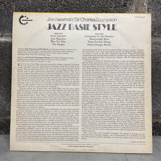 Joe Newman / Sir Charles Thompson – Jazz Basie Style