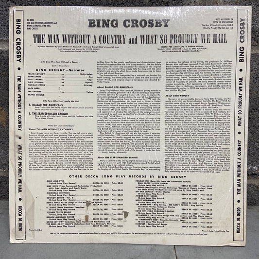 Bing Crosby – The Man Without A Country and What So Proudly We Hail