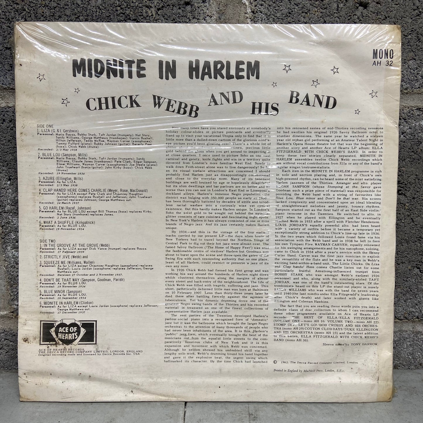 Chick Webb And His Band – Midnite in Harlem