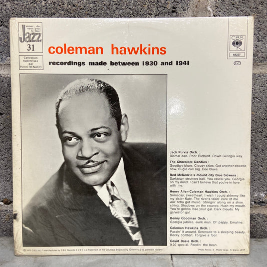 Coleman Hawkins – Recordings Made Between 1930 And 1941