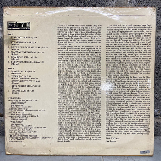 A Tribute To Jelly Roll Morton