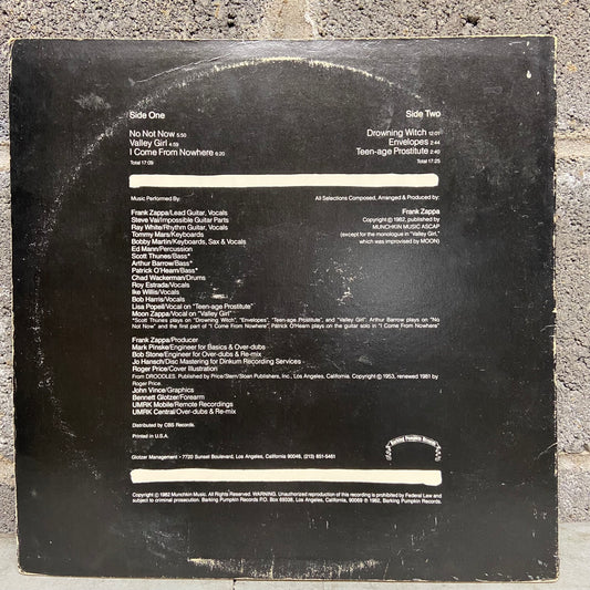 Zappa - Ship Arriving Too Late To Save A Drowning Witch