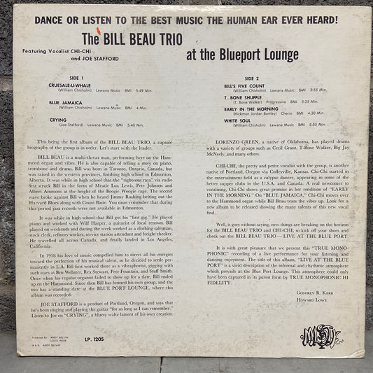 Bill Beau Trio – Live At The Blueport Lounge
