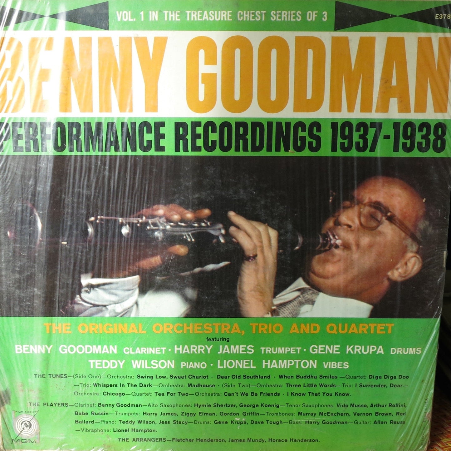 Benny Goodman - Performance Recordings 1937-1938 | Vinyl Record by MGM